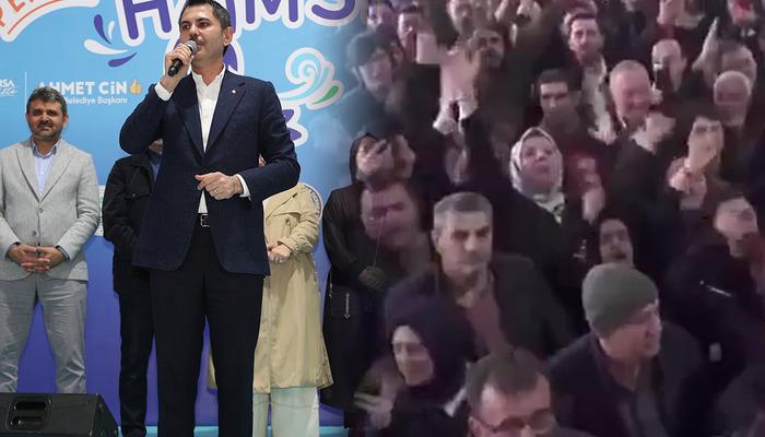 İstanbul'da Murat Kurum'a protesto!  Bunu destek sanıp "Allah razı olsun" dedi