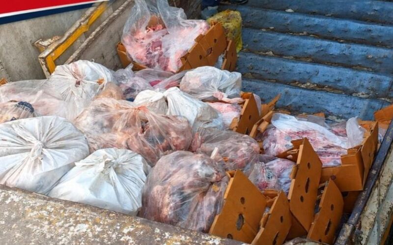 Sakarya'da 5,5 Ton Et Ürünü Güvenlik Kryslara Takıldı